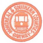 MONTREAL & SOUTHERN COUNTIES RAILWAY PATCH